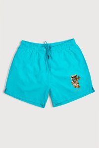 Swimming Shorts in Veraman Color with Cheers Teddy Print