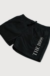 Swimming Shorts in Black Color with The Boss Print