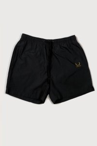 Swimming Shorts in Black Color with Royal Club Print
