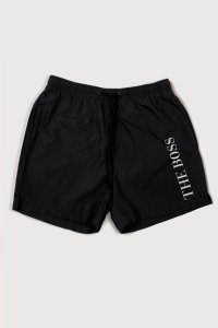 Swimming Shorts in Black Color with The Boss Print