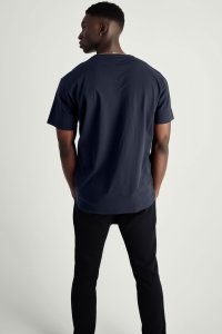 T-Shirt in Blue color with Italian Stripe Print