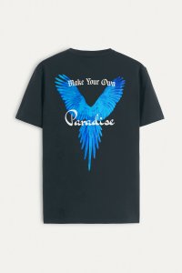 T-Shirt in Iron Grey color with Your Own Paradise Print