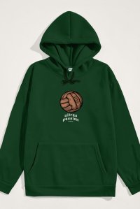 Hoodie in Green Color with Passionate Ultras Print