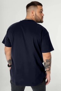 T-Shirt in Blue color with Italian Stripe Print