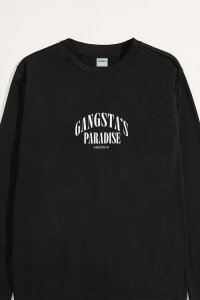 Sweatshirt in Black Color with Gangstas Paradise Print