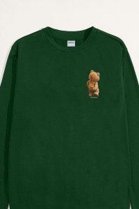 Sweatshirt in Green Color with Everyones Got An Opinion Print