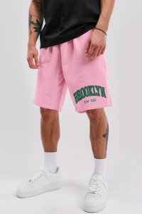 Shorts in Pink color with Brooklyn New York stamp