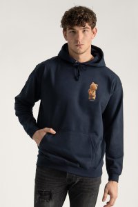 Hoodie in Blue Color with Everyones Got An Opinion Print