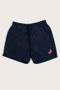 Swimming Shorts in Blue Color with Watermelon Minimal Print