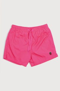 Swimming Shorts in Pink Color with Red Strawberry Print