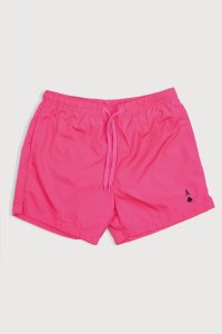 Swimming Shorts in Pink Color with Black Ace Print