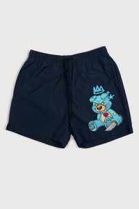Swimming Shorts in Blue Color with Madness Rich Print