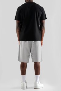 Shorts in Grey color with I Am The Real Boss stamp