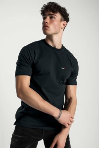 T-Shirt in Iron Grey color with Italian Stripe Print