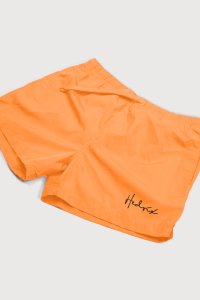 Swimming Shorts in Orange Color with Hedrix Minimal Print