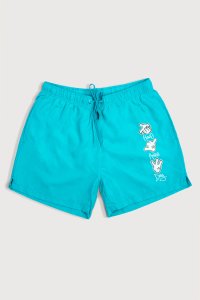 Swimming Shorts in Veraman Color with Have A Nice Day Print