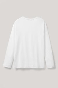 Long Sleeve T-shirt in White Color with Arcade Print