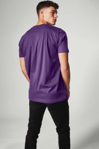 T-Shirt in Purple color with Saint Tropez Riviera Print