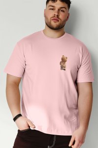 T-Shirt in Pink color with Teddys Opinion Print
