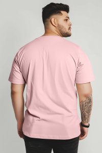 T-Shirt in Pink color with Italian Stripe Print