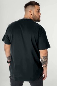 T-Shirt in Iron Grey color with Italian Stripe Print