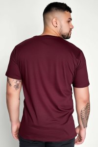 T-Shirt in Bordeaux color with Saint Tropez Riviera Print