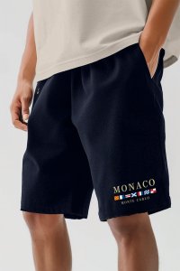 Shorts in Blue color with Monte Carlo stamp