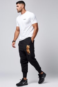 Jogger in Black color with Teddys Opinion stamp