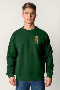 Sweatshirt in Green Color with Everyones Got An Opinion Print