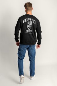 Sweatshirt in Black Color with Gangstas Paradise Print