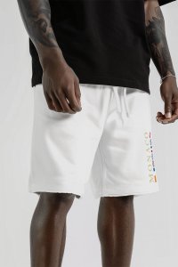 Shorts in White color with Monte Carlo stamp