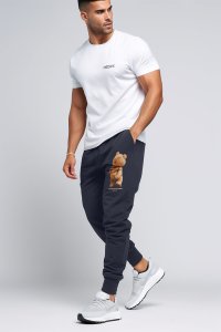 Jogger in Blue color with Teddys Opinion stamp
