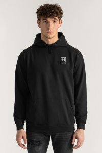 Hoodie in Black Color with Hedrix Athletic Dept Print