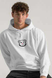 Hoodie in White Color with Dare To Dream Print