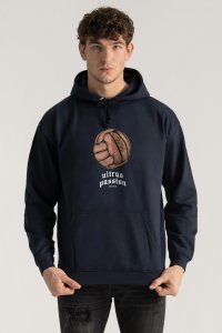 Hoodie in Blue Color with Passionate Ultras Print
