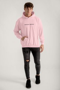 Hoodie in Pink Color with Hakuna Matata Print