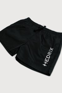 Swimming Shorts in Black Color with Hedrix Logo Print