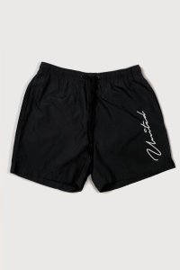 Swimming Shorts in Black Color with United Print