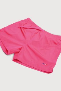 Swimming Shorts in Pink Color with French Stripe Print