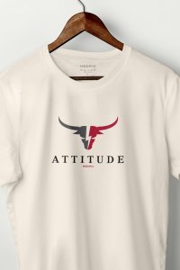 T-Shirt in Ecru color with Goat Attitude Print