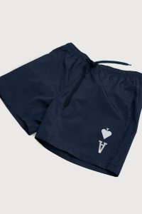 Swimming Shorts in Blue Color with Ace Reversed Print