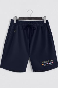 Shorts in Blue color with Monte Carlo stamp