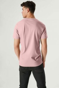 T-Shirt in Pink color with Goat Attitude Print