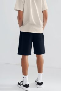 Shorts in Blue color with I Am The Real Boss stamp
