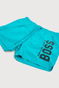 Swimming Shorts in Veraman Color with Chillin Like A Big Boss Print