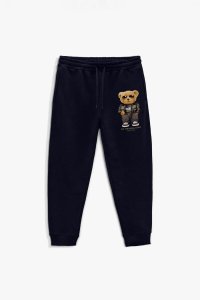 Jogger in Blue color with Goat Teddy stamp