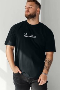 T-Shirt in Iron Grey color with Your Own Paradise Print