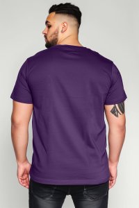 T-Shirt in Purple color with Saint Tropez Riviera Print