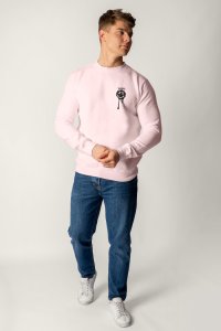 Sweatshirt in Pink Color with Slime Smiley Print