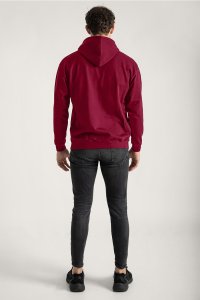 Hoodie in Bordeaux Color with Teddys Opinion Print